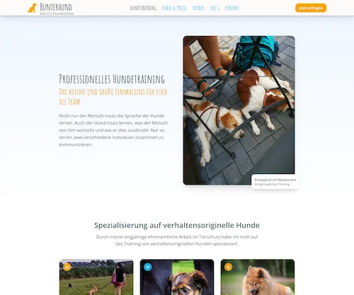 Bunterhund Redesign – Vorschau