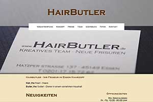 Hairbutler - Webseite (www.hairbutler.de)