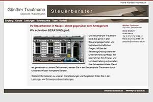 Steuerbüro Trautmann - Webseite